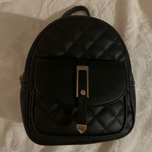 Small black backpack